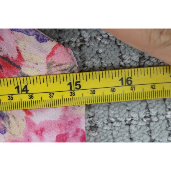 Floret Studios Flare Dress Womens Size XL Pink Floral Pattern Sleeveless NWT - Picture 7 of 8